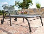 MWH Wheeled Sunlounger