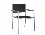 Stainless Steel Textilene  Stackable Chair 1722