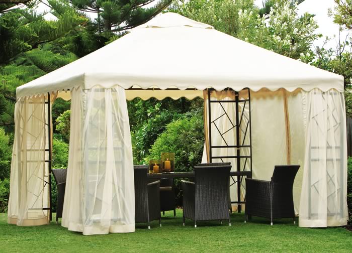 Umbrellas Adana Deluxe Gazebo by Shelta - Outdoor Furniture Australia