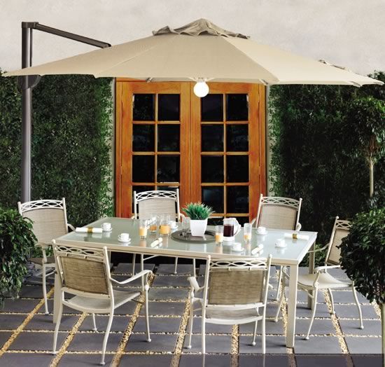 Umbrellas Cressida by Shelta - Outdoor Furniture Australia