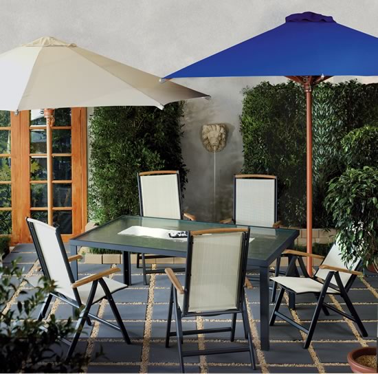 Umbrellas Samarkand Square by Shelta - Outdoor Furniture Australia