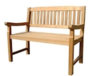 Raffles 2-Seater Bench by Leblon - Outdoor Furniture Australia