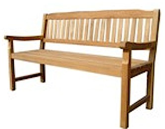 Raffles 3-Seater Bench by Leblon - Outdoor Furniture Australia