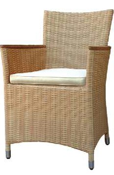 Raffles All Weather Armchair Blonde by Leblon -  Outdoor Furniture Australia