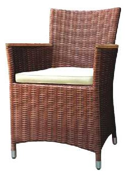 Raffles All Weather Armchair Dark by Leblon -  Outdoor Furniture Australia