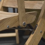 Superior Teak Folding Arm Chair 1840