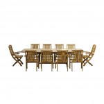 Stackable Outdoor Teak Armchair 1846