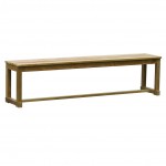 Backless Teak Bench 180cm 1834