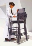 Stackable Steel Bar Stool