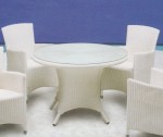 Round Outdoor Dining Table 110cm WR-TBL-002