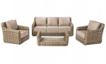Poly Wicker Outdoor Lounge Setting