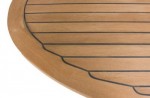 Solid Burmese Teak 260cm Oval Deck Table