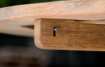 Round Teak Drop Leaf 150cm Table