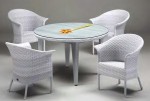 Open Weave Wing Chair WR-AC-002