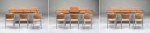 Teak & Aluminium Extension Table TBL-009