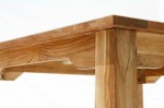 Rustique 100x100cm Outdoor Dining Teak Table