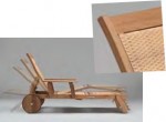 Wheeled Sunlounger