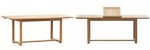 Superior Teak Extension Table 150to200x100cm 1818