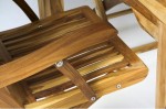 Folding Panama Plantation Teak Armchair 2040