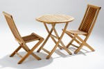 Superior Teak Round 75cm Or 90cm 100cm Or 120cm Folding Table