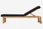 Luxury Teak Sunlounger