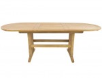 Outdoor Teak Oval Extension Table 160to220cm 890A
