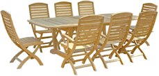 Raffles Dining Setting 1826 by Leblon - Outdoor furniture Australia